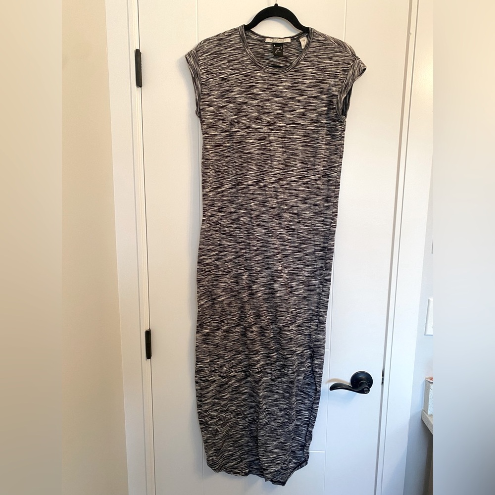 SCOTCH & SODA- Heathered Maxi with Waist Tie-Up